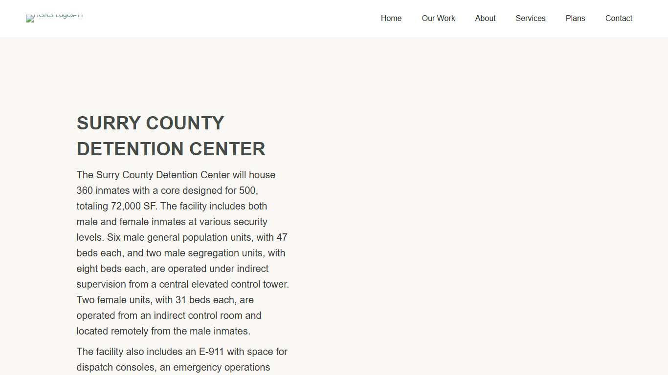 Surry County Detention Center - HG Reynolds